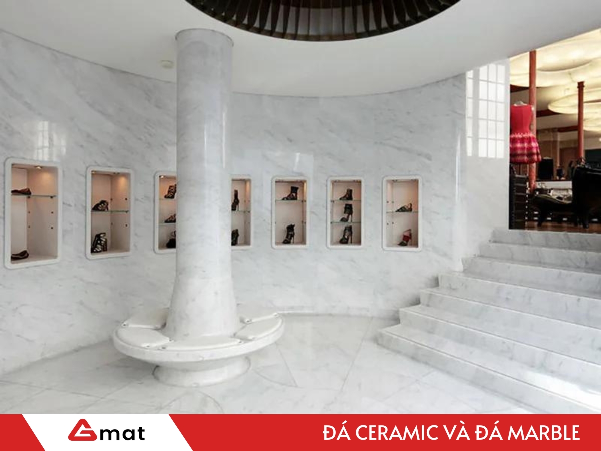 Chịu nhiệt cao Đá marble