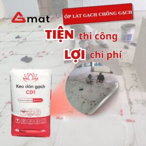 Keo dán gạch ốp gạch chồng gạch