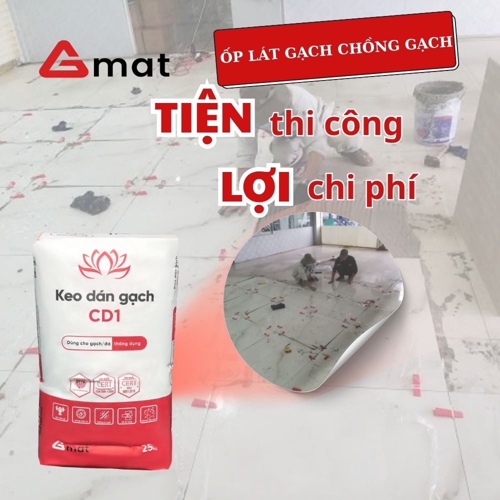 Keo dán gạch mang lại lợi ích về chi phí và thời gian thi công